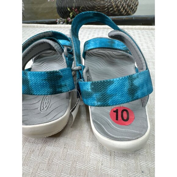 Keen Kids Water Sandals Size 13 Blue/Gray Adjustable Straps - Picture 5 of 7